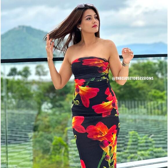 ZARA BLOGGER FAVE!!! Floral Print Dress NWT - Picture 7 of 16